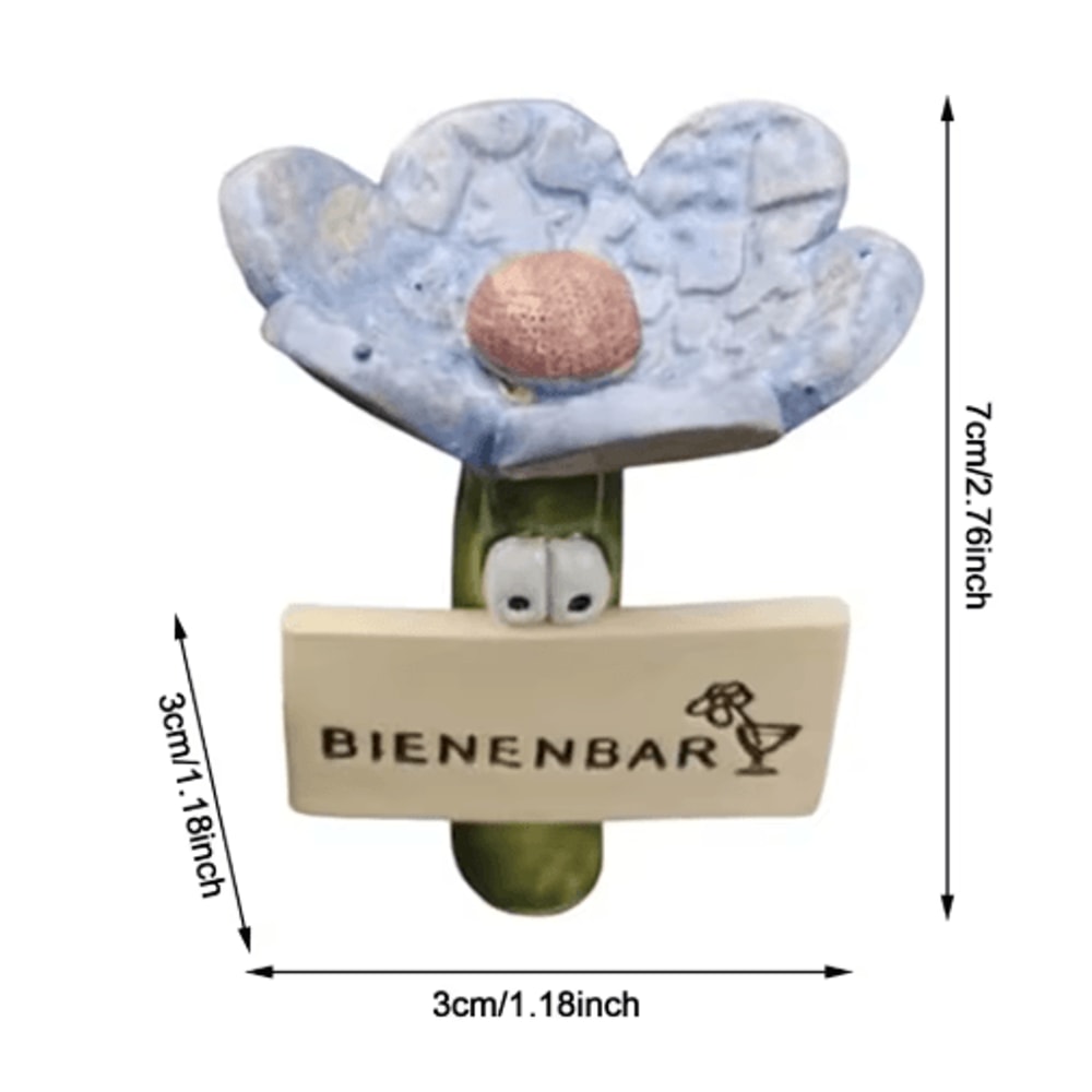 Insect Drinkers Flower Shaped Bee Drinking Cups For Garden Pollinators 4