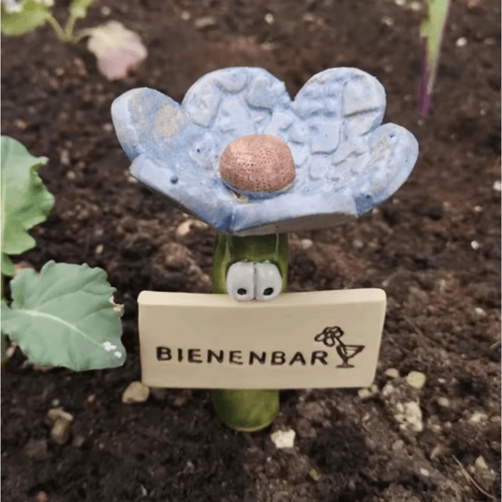 Insect Drinkers Flower Shaped Bee Drinking Cups For Garden Pollinators 5