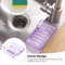 Portable Self Draining Soap Dish Waterfall Soap Holder with Suction Cup for Bathroom and Kitchen