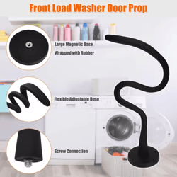silicone magnetic washing machine door holder front load washer door prop for drying and ventilation