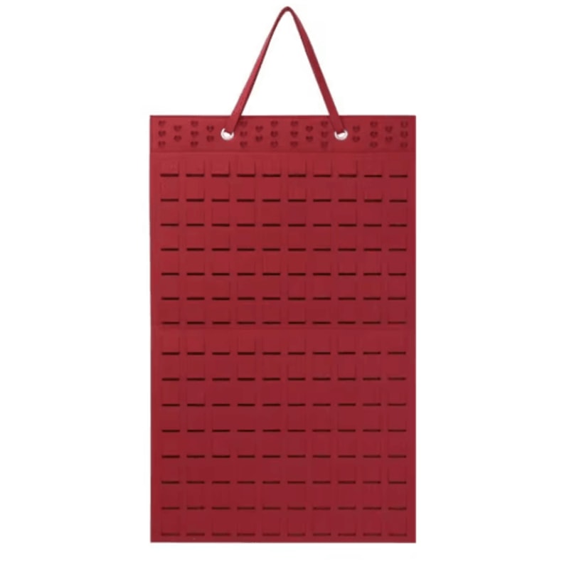 Felt Jewelry Hanging Organizer Wall Mounted Storage Bag For Earrings Necklaces And Rings 2