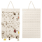 Felt Jewelry Hanging Organizer Wall Mounted Storage Bag For Earrings Necklaces And Rings 7