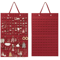 Felt Jewelry Hanging Organizer Wall Mounted Storage Bag For Earrings Necklaces And Rings 8