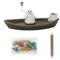 Halloween Ghost Ship Incense Burner Backflow Sandalwood Incense Holder For Table Decor 1