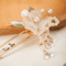U Shaped Hair Sticks Forks White Pink Flower Pearl Hair Jewelry In New Chinese Style 8
