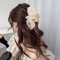 Mesh Yarn Bowknot Hair Claw Rhinestone Double Bow Cloud Bubble Hair Clip For Women And Girls 5