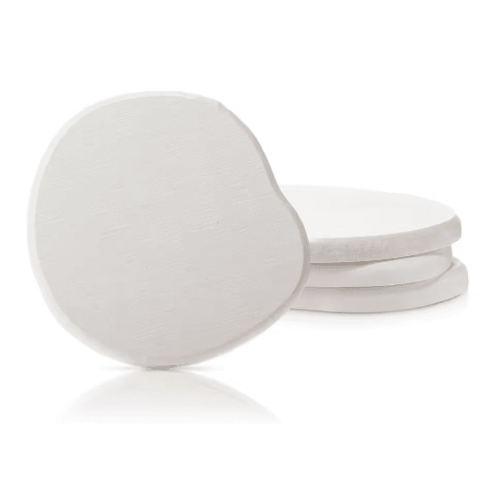 Diatomite Coasters Set Fast Drying Absorbent Non Slip Round Coasters 4 To 8 PCS 4Inch 4