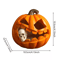 Halloween Ghost Pumpkin Lantern Pumpkin Eating Skull Statue For Porch Garden And Table Decor 1
