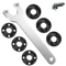 7PCS Angle Grinder Wrench Kit Flange And Lock Nut Removal Tool Set 0