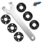 7PCS Angle Grinder Wrench Kit Flange And Lock Nut Removal Tool Set 0