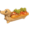 Funny Dachshund Dinner Plate Cute Puppy Shaped Serving Tray For Sandwiched Hot Dogs And Sushi 1