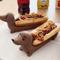 Funny Dachshund Dinner Plate Cute Puppy Shaped Serving Tray For Sandwiched Hot Dogs And Sushi 4