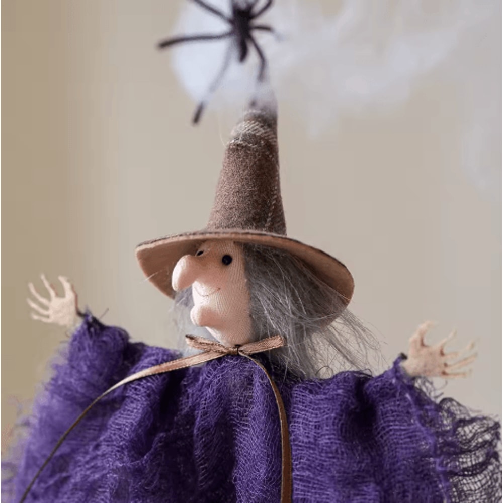 Halloween Mesh Hanging Decorations Ghost Pumpkin And Witch Sheer Silk Cloth Decor 5