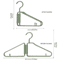 Foldable Coat Hangers Portable Space Saving Plastic Clothes Hangers With Thickened Hooks 1