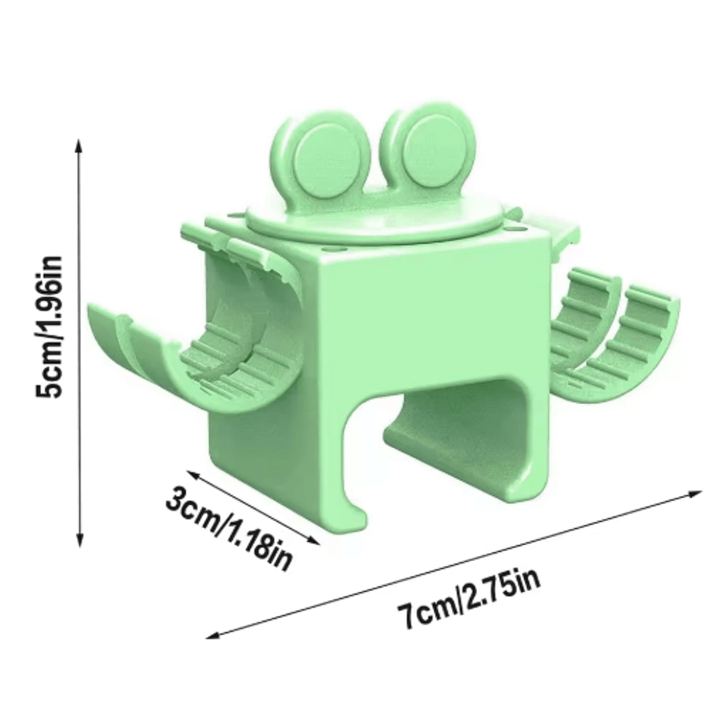 Lipstick Holder For Stanley Cup Handle Multifunctional Storage Clip With Keychain And Finger Ring 4