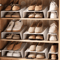 Durable Shoe Organizer Double Deck Space Saving Shoe Storage Rack For Closet And Cabinet 7