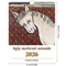 2026 Wall Calendar Medieval Animal Theme With Humorous Ugly Style Illustrations 1