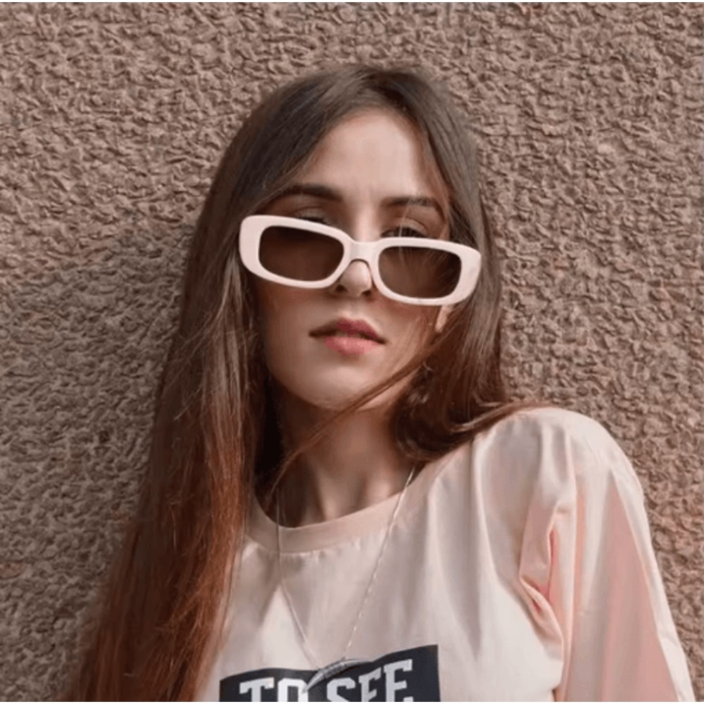 Small Square Sunglasses For Women Trendy Plastic Frame Designer Eyewear For Summer 10