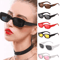Small Square Sunglasses For Women Trendy Plastic Frame Designer Eyewear For Summer 11