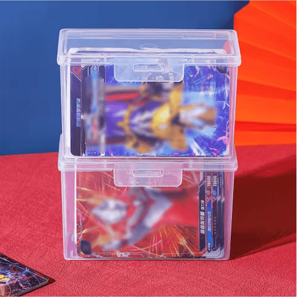 Clear Plastic Card Collection Organizer Box Storage Holder For Game Cards And K Pop Photocards 3