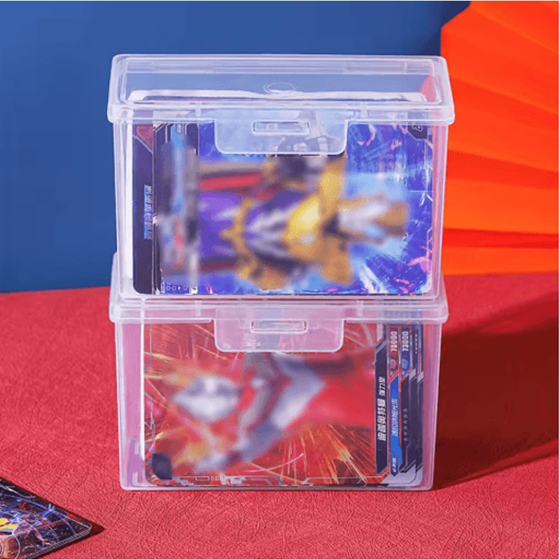 Clear Plastic Card Collection Organizer Box Storage Holder For Game Cards And K Pop Photocards 3