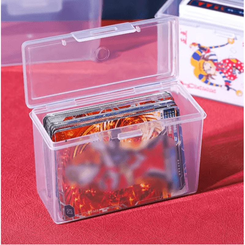 Clear Plastic Card Collection Organizer Box Storage Holder For Game Cards And K Pop Photocards 4