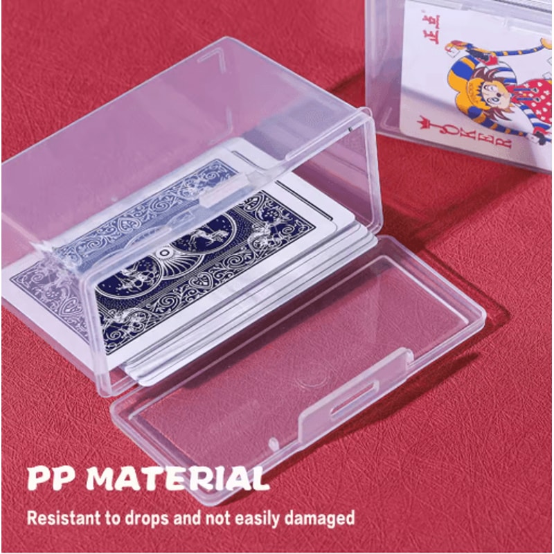 Clear Plastic Card Collection Organizer Box Storage Holder For Game Cards And K Pop Photocards 5