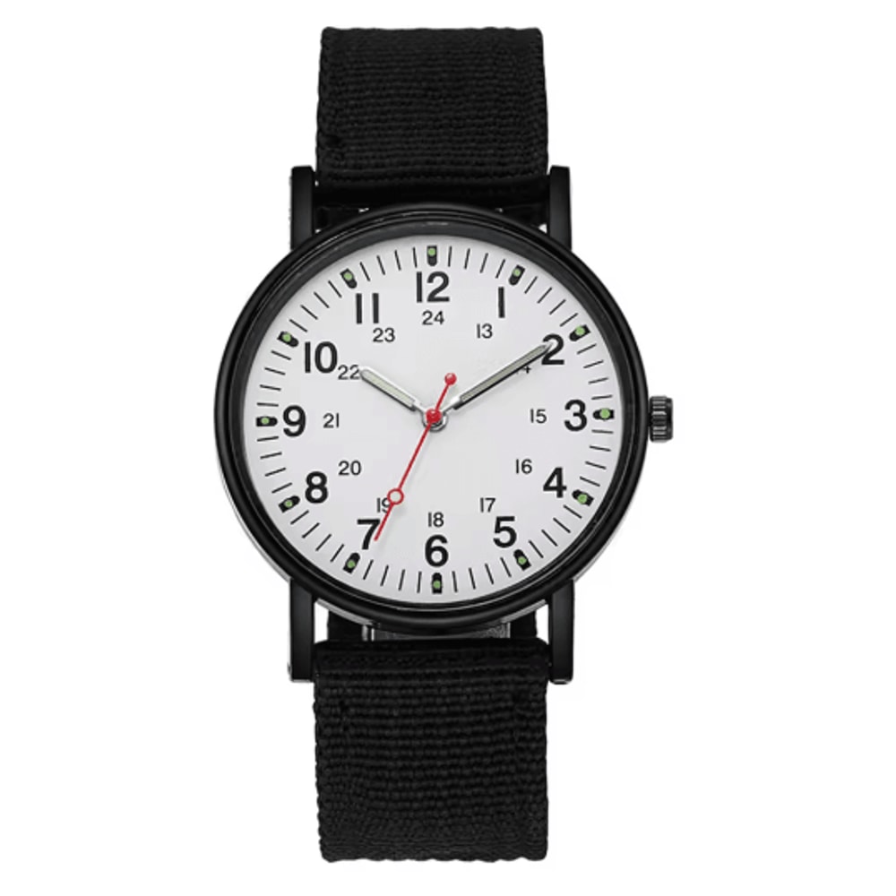 Glow In The Dark Mens Watch Military Style Casual Sports Wristwatch With Nylon Strap 2