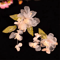 Silk Gauze Artificial Flower Hair Clips Chinese Style Hanfu Hair Accessories For Kids 5