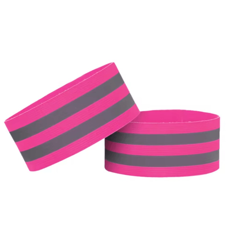 2PCS Reflective Safety Bands Elastic Warning Armbands For Night Cycling And Running And Outdoor Use 2
