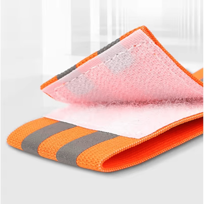 2PCS Reflective Safety Bands Elastic Warning Armbands For Night Cycling And Running And Outdoor Use 8
