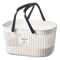 Plastic Organizer Basket With Handles Stackable Drainage Storage Bin For Bathroom Essentials 3