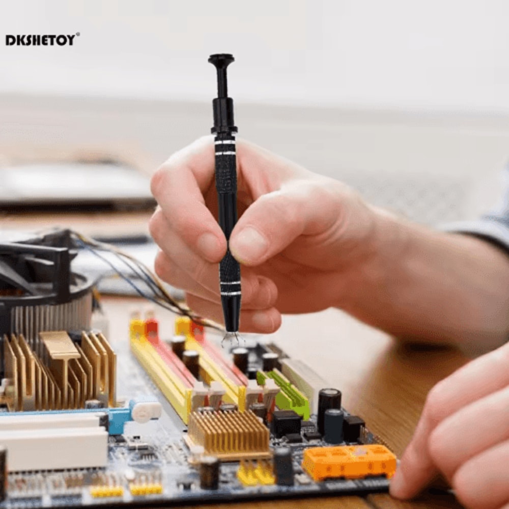 4 Claw Jewelry Grabber Tool Precision 4 Prong Aluminum Alloy Pickup For IC Chips And Small Parts 8