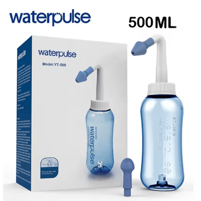 Nasal Irrigator Rinse Bottle 300ml 500ml Water Pulse Nose Wash For Sinus And Allergy Care 1