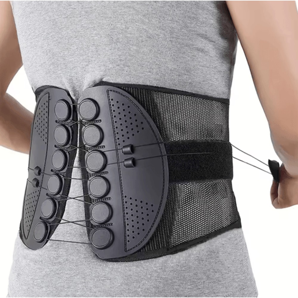 Unisex Lumbar Support Wrap Breathable Waist And Back Brace For Posture Support And Warmth 0