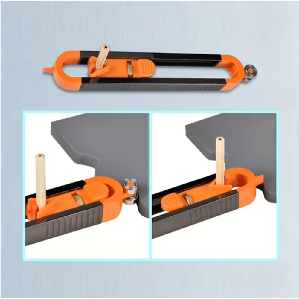 Irregular Radius Ruler Contour Gauge Outline Shape Duplicator For Woodworking And DIY Projects 6