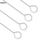 20cm Stainless Steel BBQ Skewers Heat Resistant Barbecue Fork Needle Clips For Outdoor Grilling 3