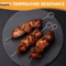 20cm Stainless Steel BBQ Skewers Heat Resistant Barbecue Fork Needle Clips For Outdoor Grilling 4
