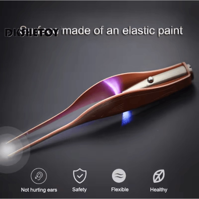 LED Ear Wax Remover For Kids Lighted Ear Cleaning Tool With Safe Wax Spoon 3