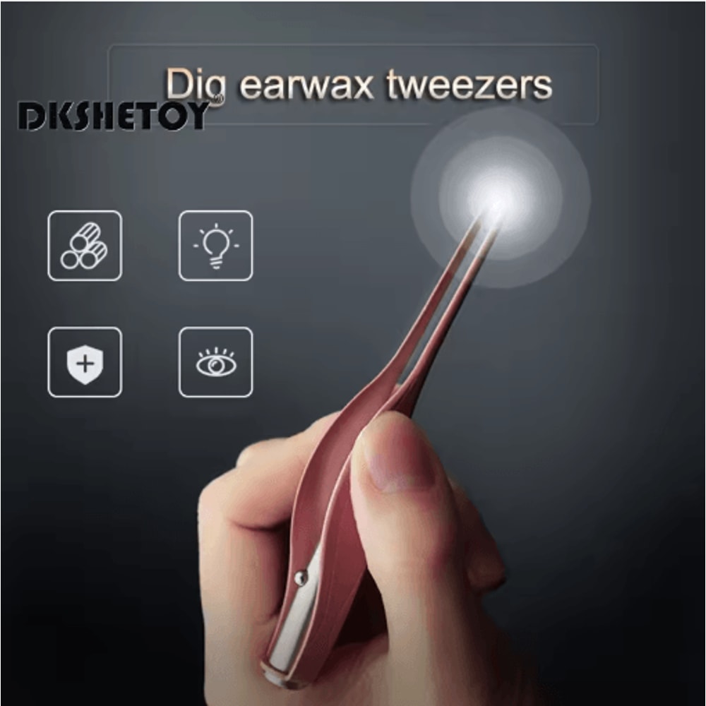 LED Ear Wax Remover For Kids Lighted Ear Cleaning Tool With Safe Wax Spoon 6