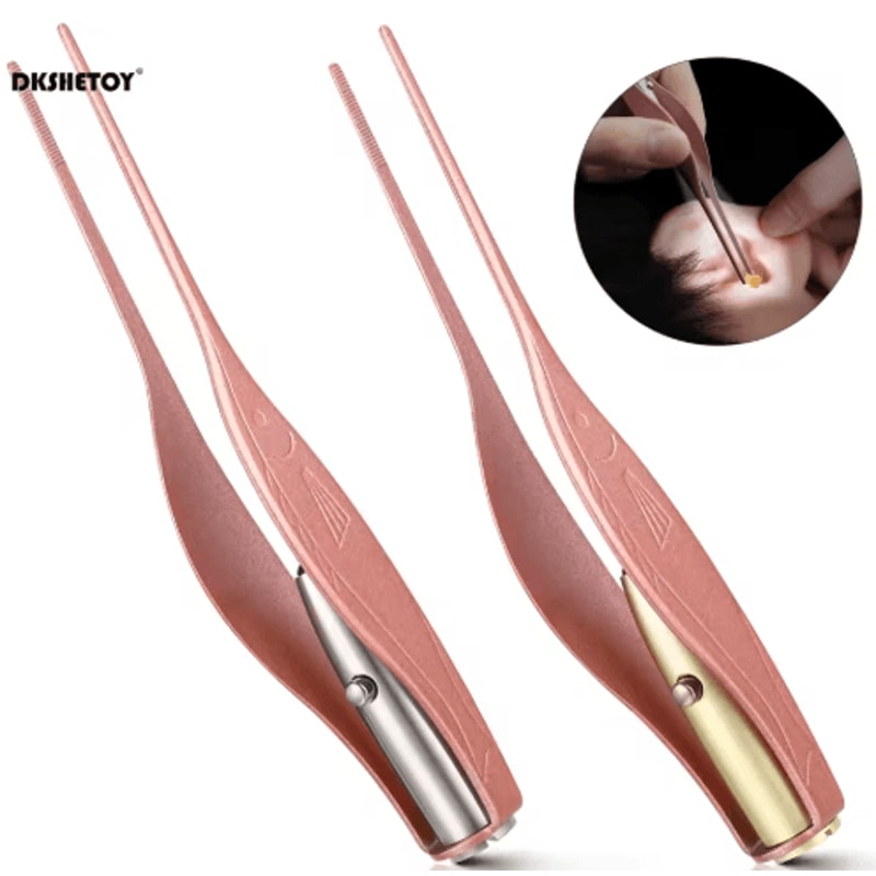 LED Ear Wax Remover For Kids Lighted Ear Cleaning Tool With Safe Wax Spoon 0