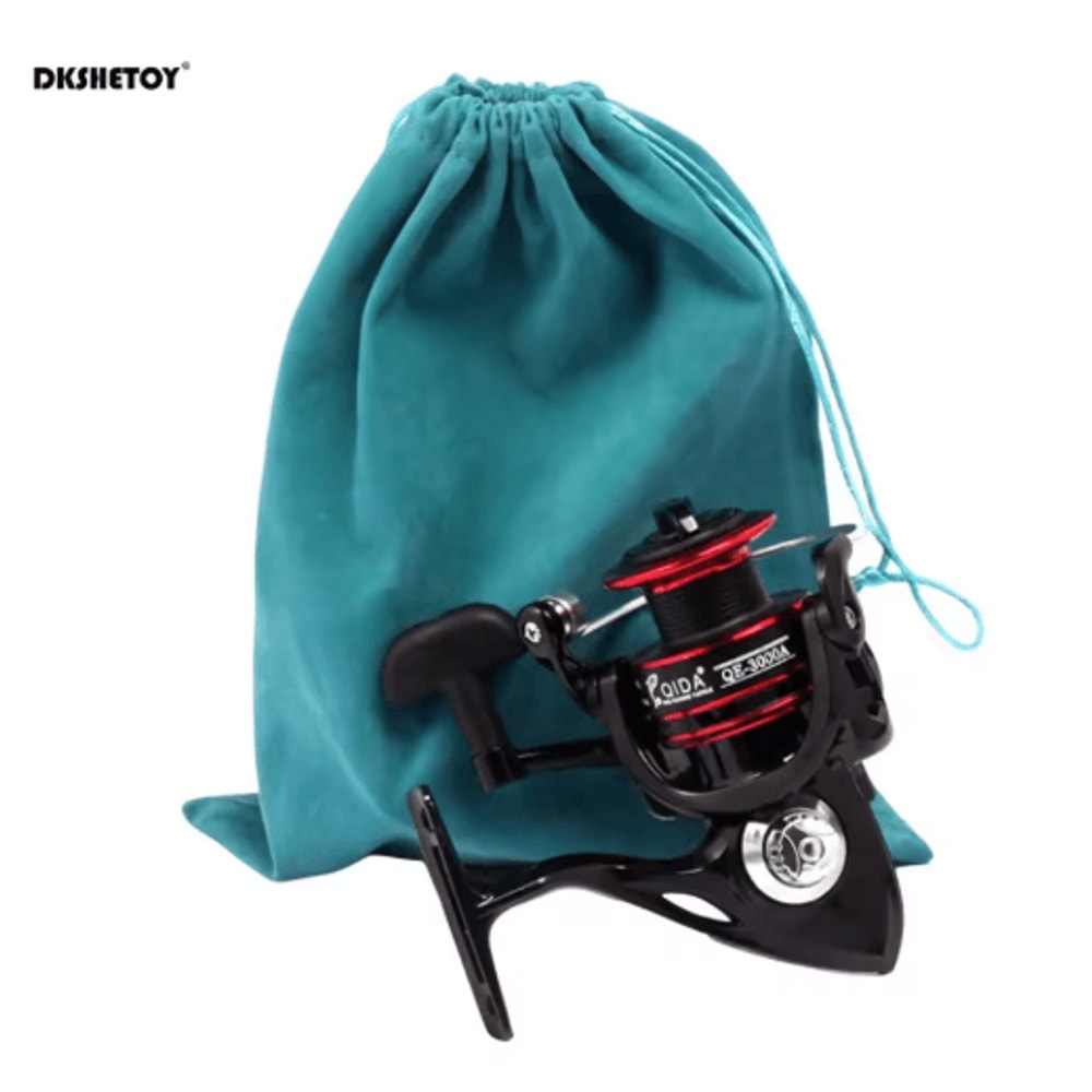 Universal Fishing Tackle Storage Bag Durable Soft Flocking Organizer For Outdoor Camping 2