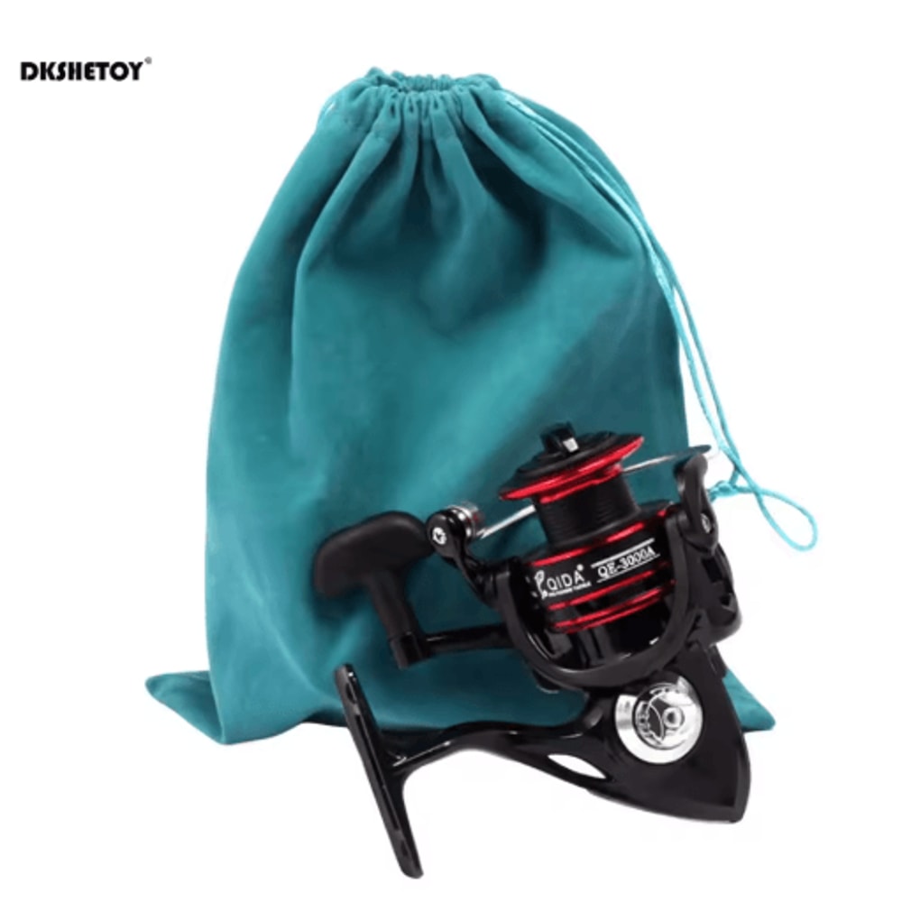 Universal Fishing Tackle Storage Bag Durable Soft Flocking Organizer For Outdoor Camping 5