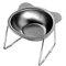 Stainless Steel Pet Bowl Slanted Anti Cervical Design Feeder For Cats And Dogs 1