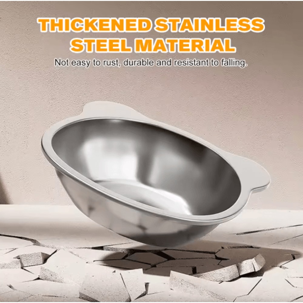 Stainless Steel Pet Bowl Slanted Anti Cervical Design Feeder For Cats And Dogs 6