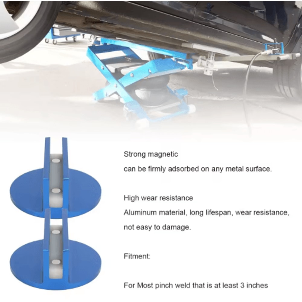 Magnetic Pinch Weld Jack Pad Universal Jack Adapter And Frame Rail Protector For Cars 7