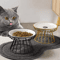 Ceramic Cat Food Bowl Wide Shallow Non Slip Pet Feeding Dish For Kittens And Puppies 11