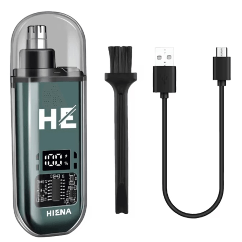 HIENA Electric Nose Hair Trimmer Rechargeable Mini Grooming Trimmer For Nose Ear And Eyebrow 2