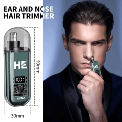 hiena electric nose hair trimmer rechargeable mini grooming trimmer for nose ear and eyebrow