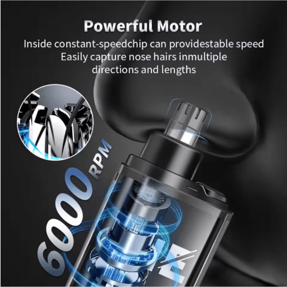 HIENA Electric Nose Hair Trimmer Rechargeable Mini Grooming Trimmer For Nose Ear And Eyebrow 6